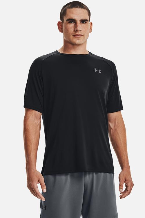 Ua tech 2.0 ss tee - black & graphite