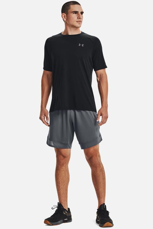 Ua tech 2.0 ss tee - black & graphite