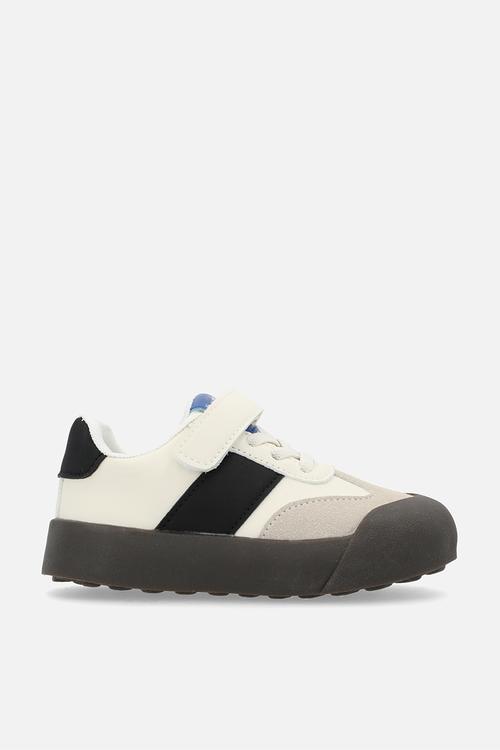 Neutral colour block sneakers - neutral multi