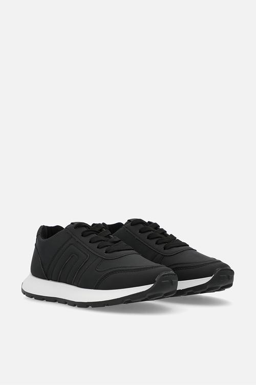 Lace up sneakers - black