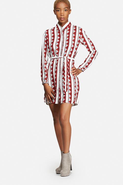 Stripe Aztec Dress