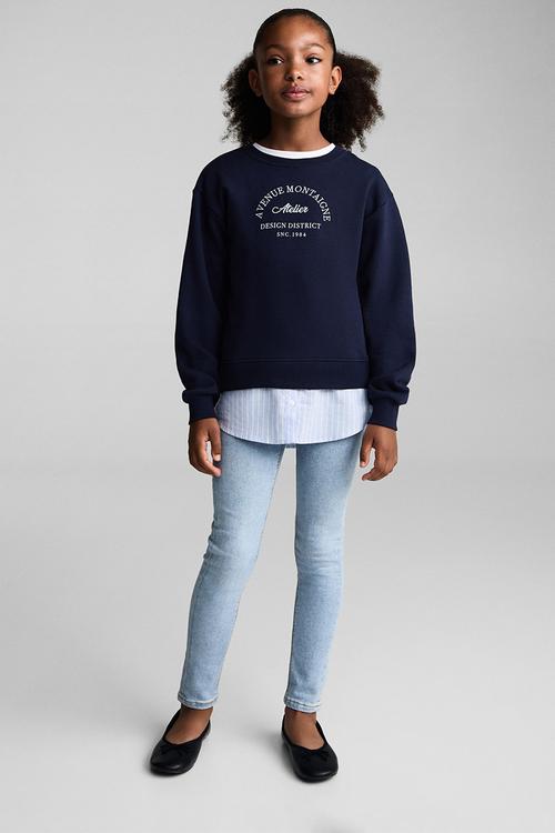 Jeans skinny7 - open blue