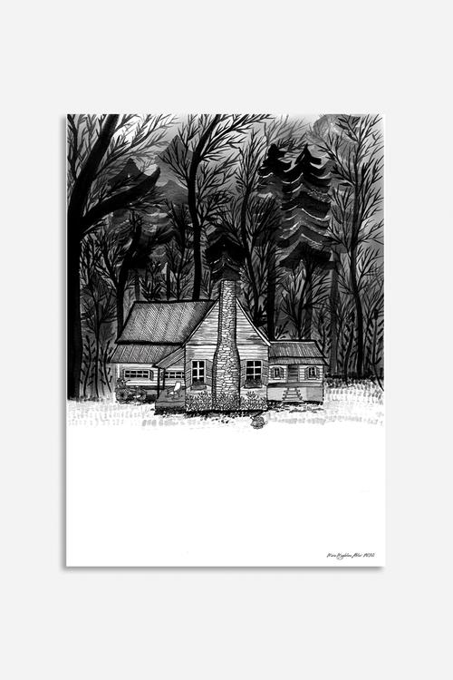 Ethereal Cabin In The Woods