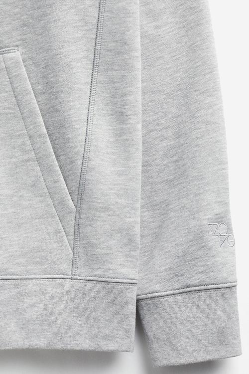 Drymove™ regular fit sports hoodie - light grey marl 