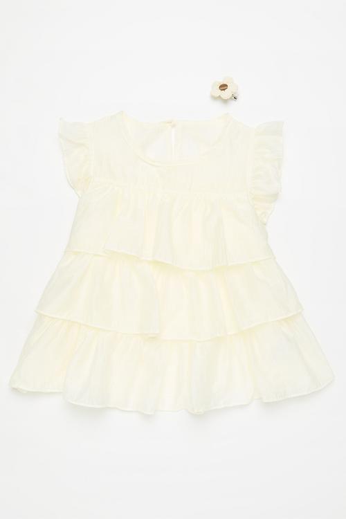 Tiered top - white