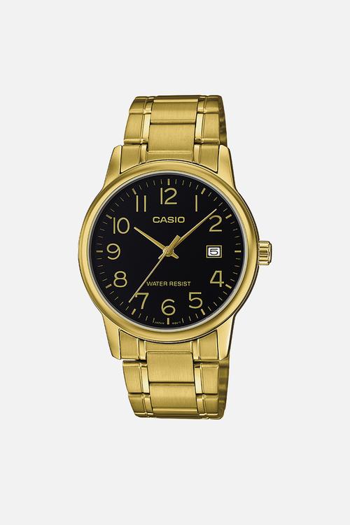 Analog digital watch - gold