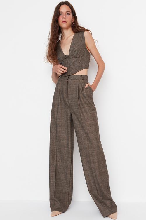 Woven Trousers - Brown