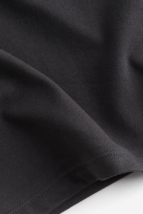 Boat-neck vest top - dark grey
