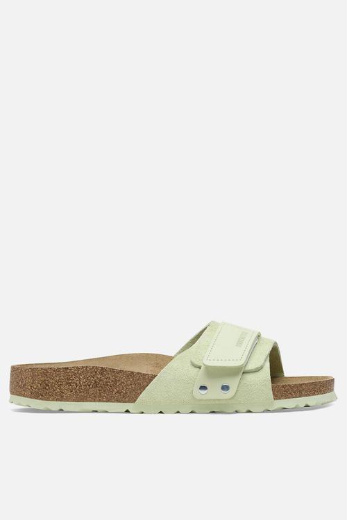Oita leather narrow - faded lime