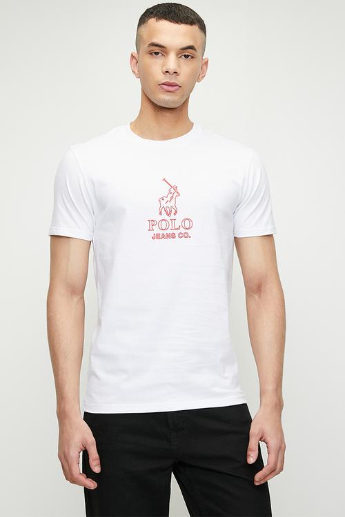 Triston Pjc Multi  Logo Short sleeve Tee - White