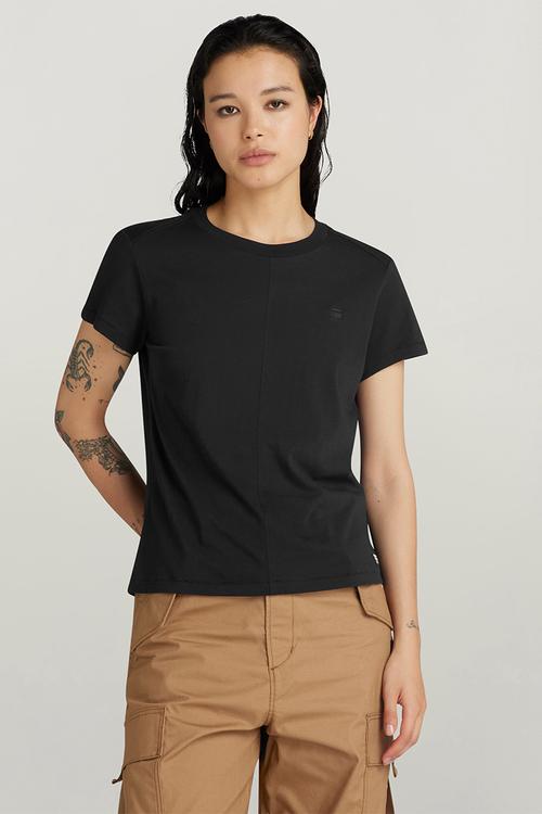 Front Seam Top Wmn - Dk Black