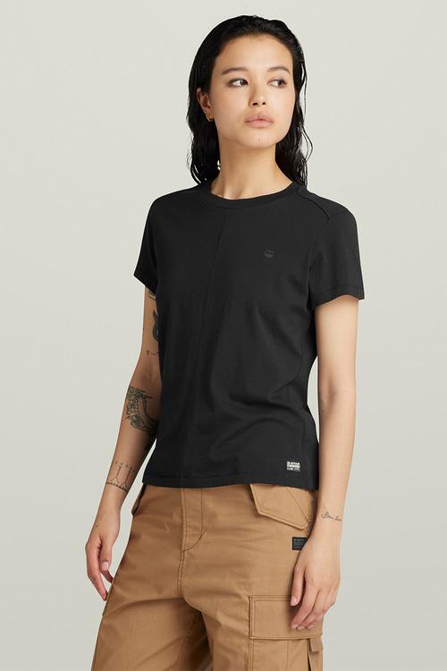Front Seam Top Wmn - Dk Black