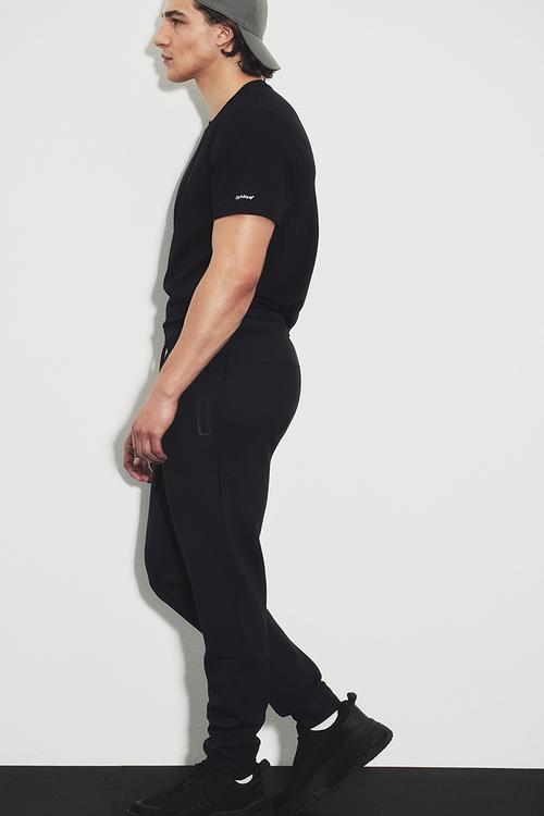 Drymove™ tapered sports joggers - black
