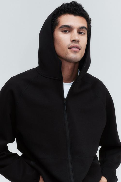 Drymove™ zip-through hoodie - black