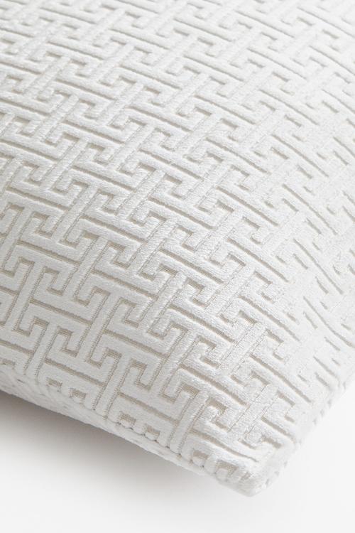 Patterned cushion cover - beige,multi