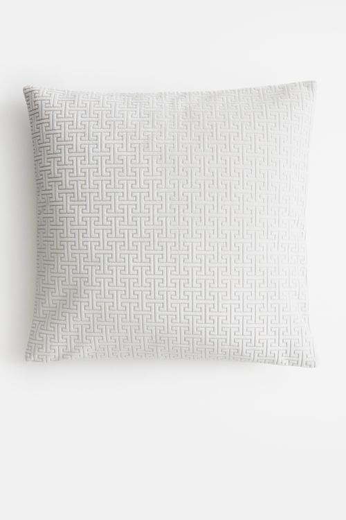 Patterned cushion cover - beige,multi