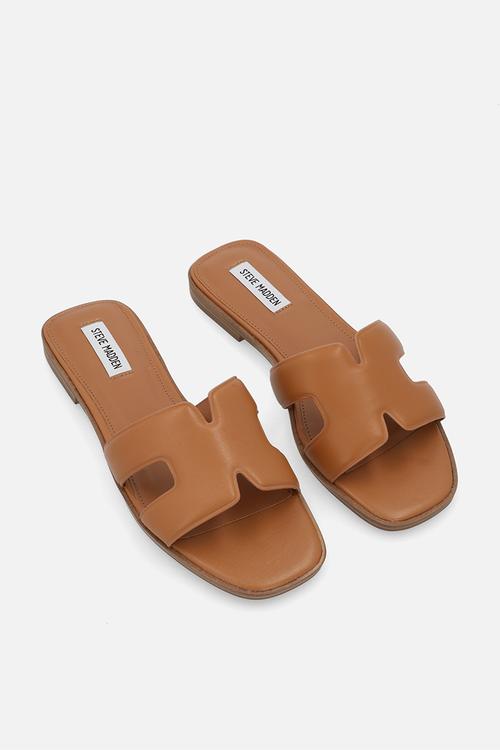 Heist leather slip-on - tan leath