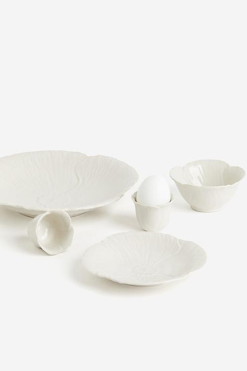 Small stoneware plate - white