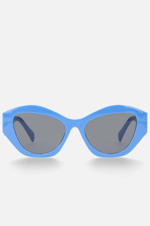 Anyla cateye sunglasses-blue