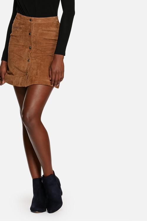 Geneva Suede Skirt