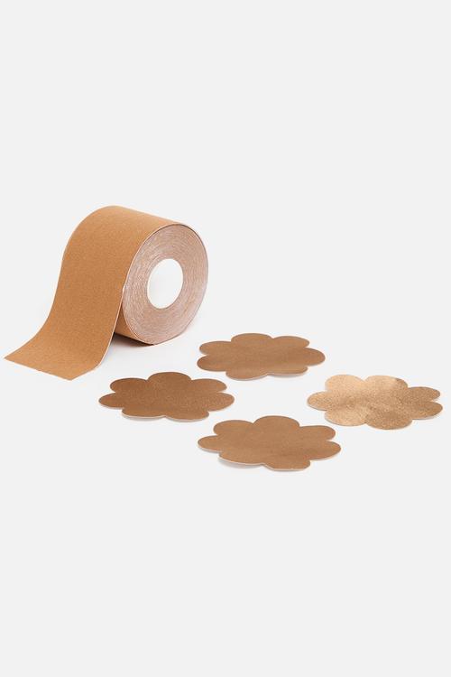Body Tape + nipple covers caramel tan