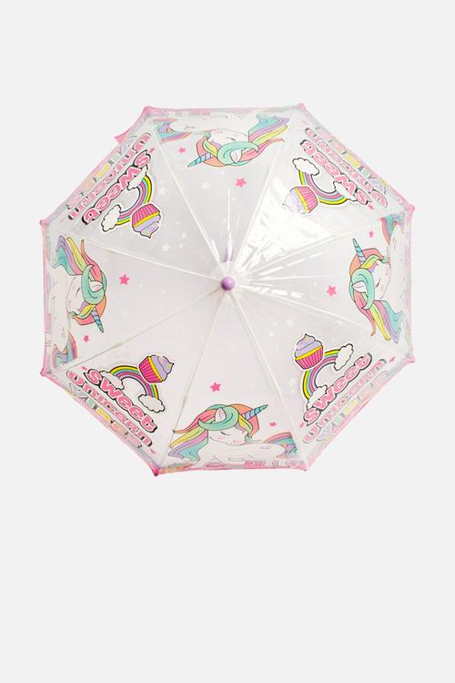 Unicorn umbrella - pink