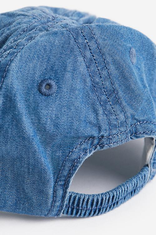Cotton cap - denim blue