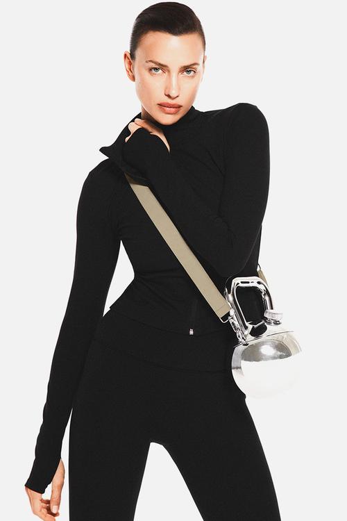 Softmove™ zip-through sports jacket - black