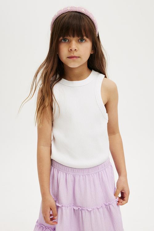 Eleanor tank - white rib