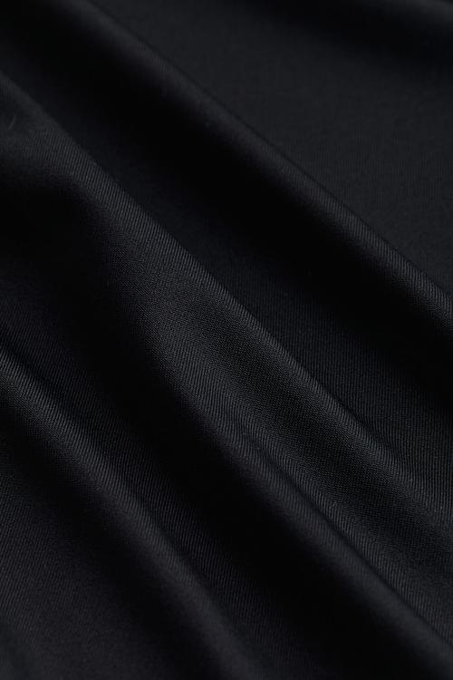 Microfibre strappy top - black
