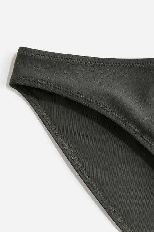 Bikini bottoms - dark khaki green