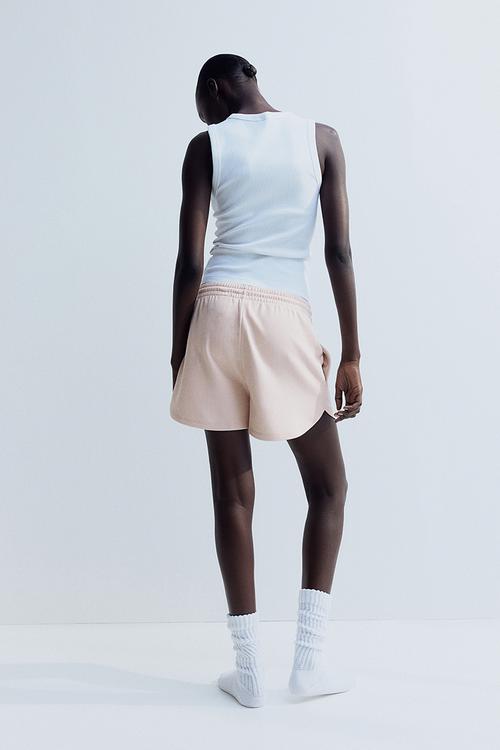 Sweatshirt shorts - powder pink