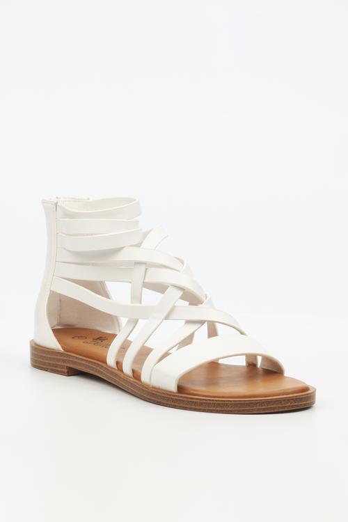Lourie 1 strappy - white