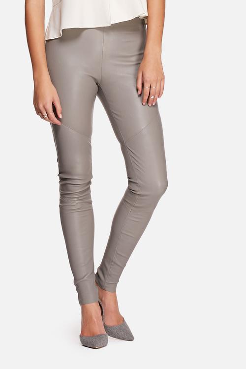 Zeba Stretch Leather Pants