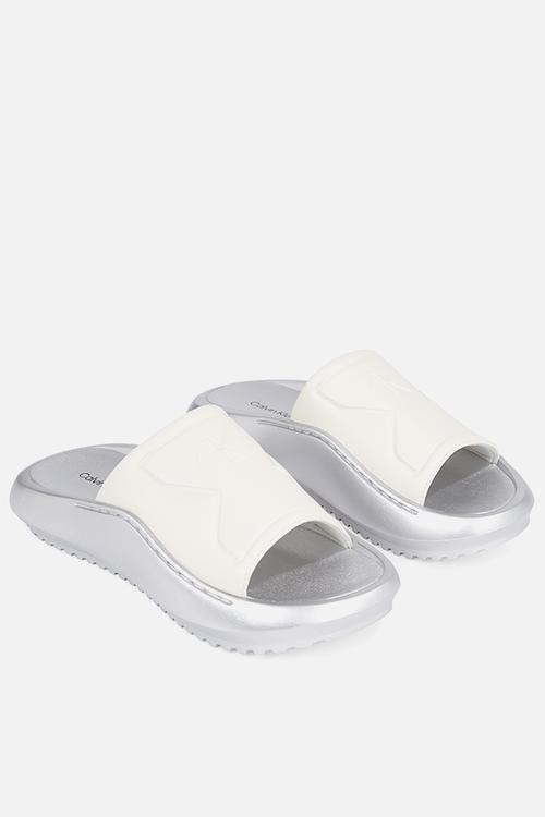 Hybrid slide - creamy white/silver