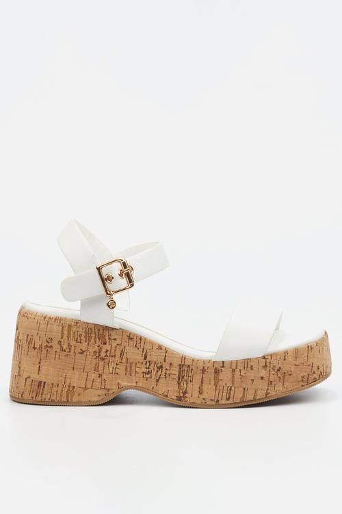 Melbec 1 wedge - white