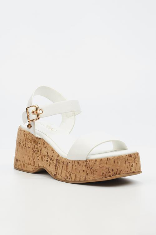 Melbec 1 wedge - white