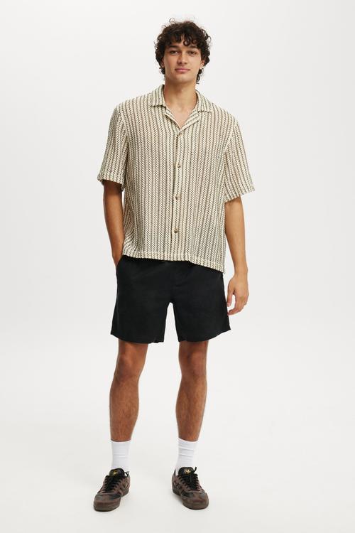 Linen Easy Short- Black