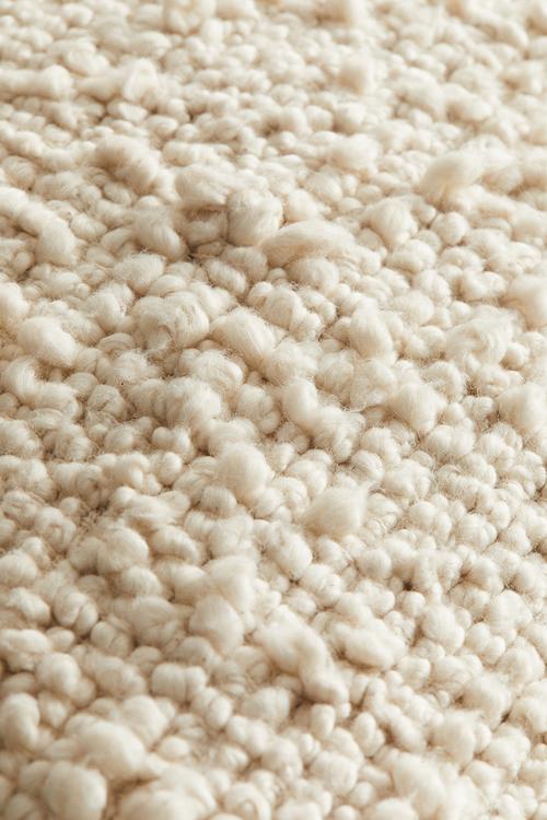 Bouclé cushion cover - beige