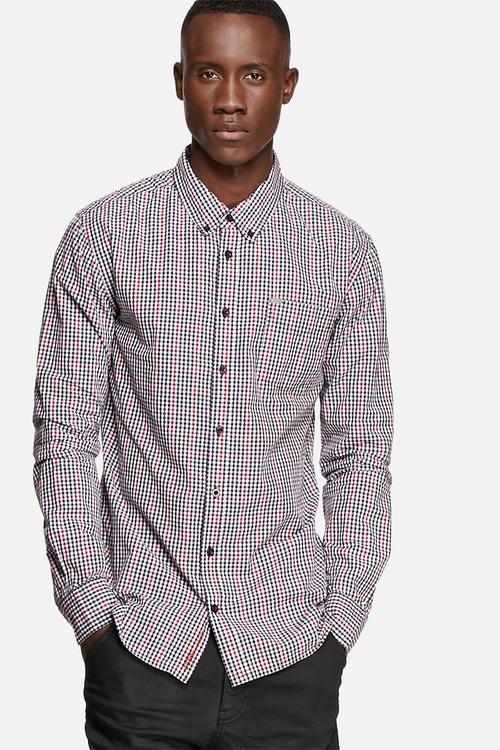 Mixed Gingham Shirt