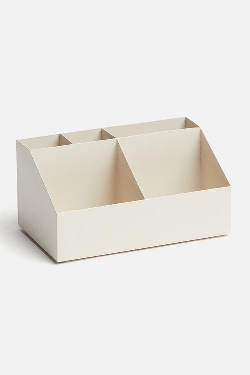Metal storage box - beige
