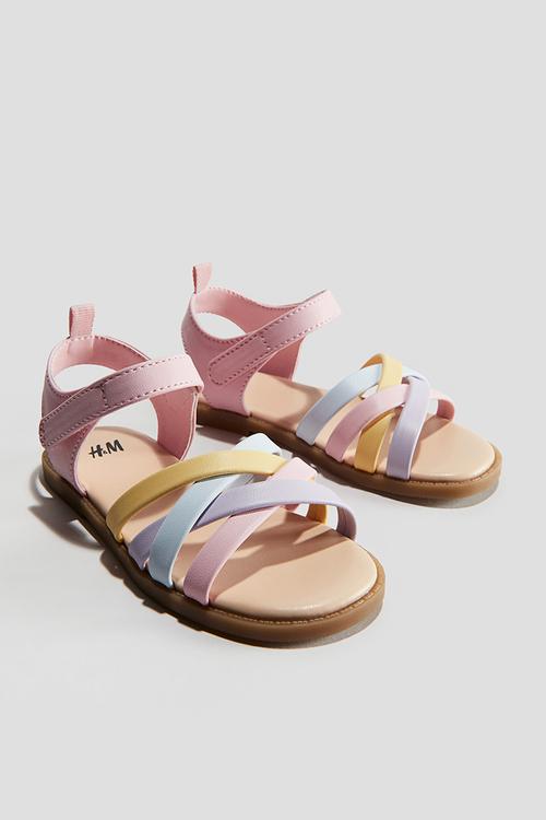 Sandals - light pink light purple