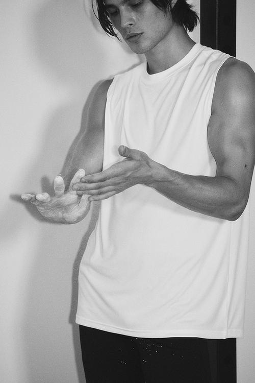 Drymove™ sports vest top - white