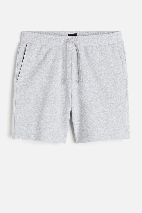 Regular fit sweatshorts - grey marl