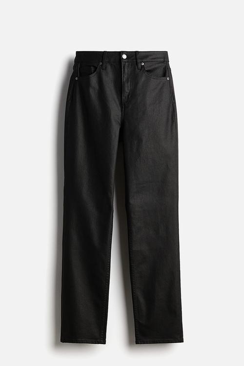 Curvy fit slim high jeans - black