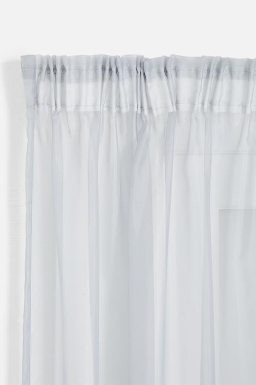 Plain voile Taped twin pack - Grey