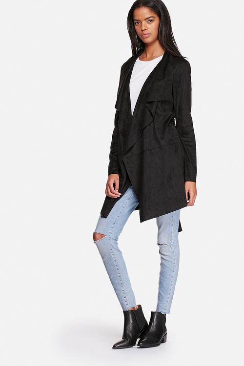 Melanie Faux Suede Jacket