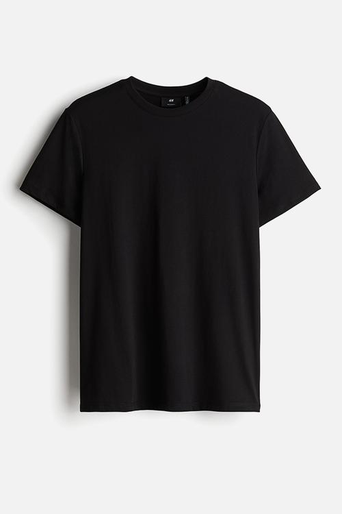Coolmax® regular fit t-shirt - black