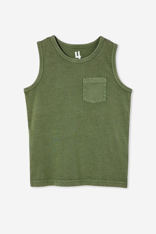 The essential tank - swag green wash