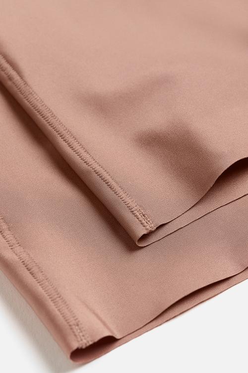 2-Pack no-show light shaping bikers - dark beige
